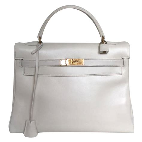 sac hermes kelly blanc|Hermes kelly 25 blanc.